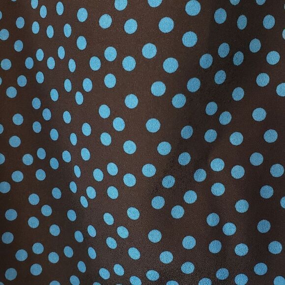 GEORGE Scoopneck Polka-dot Blouse Medium - Picture 3 of 8